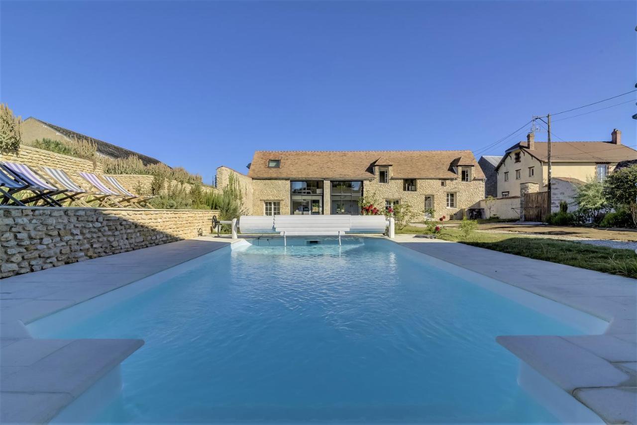 Villa de 6 chambres avec piscine privee terrasse amenagee et wifi a Amponville Extérieur photo