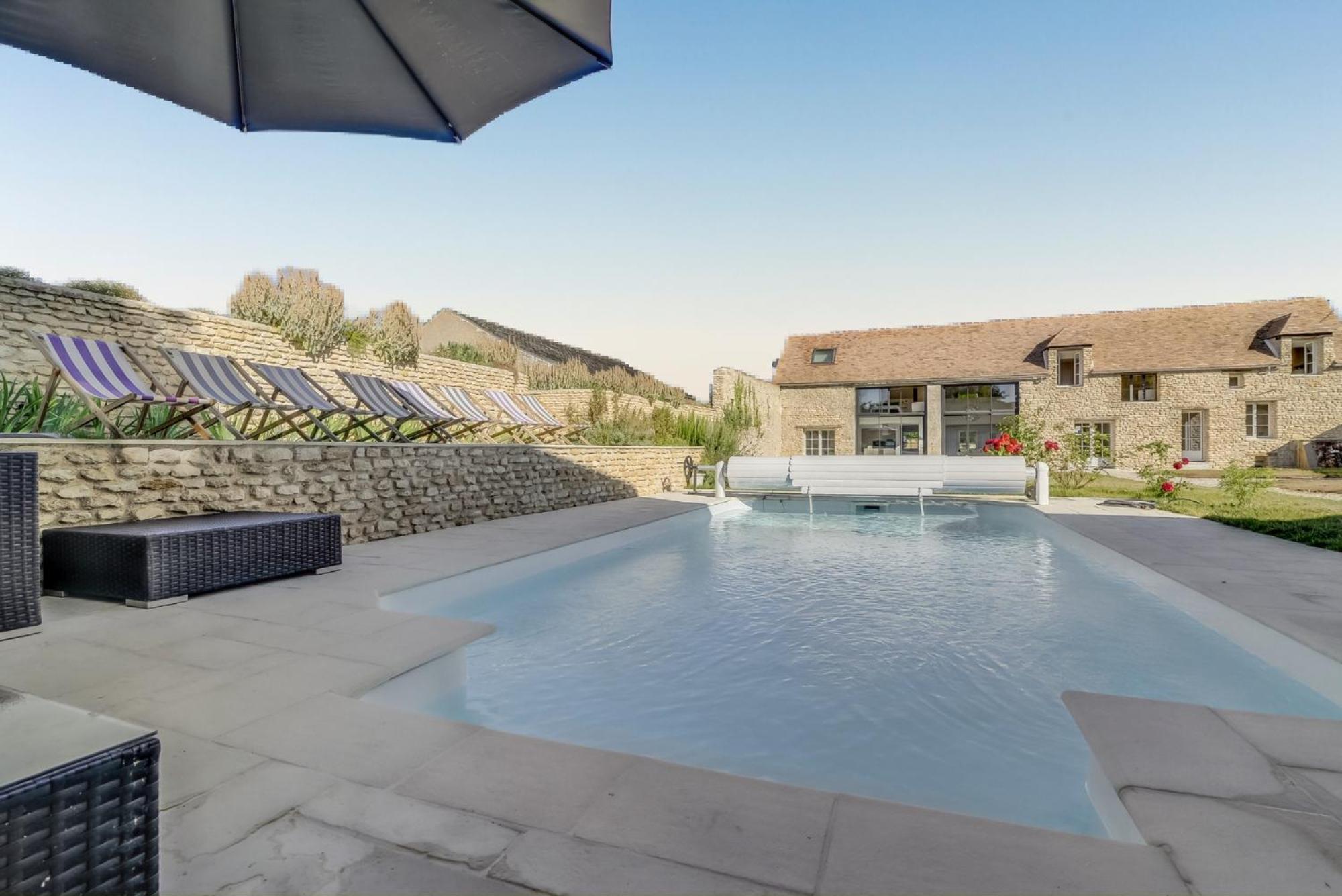 Villa de 6 chambres avec piscine privee terrasse amenagee et wifi a Amponville Extérieur photo